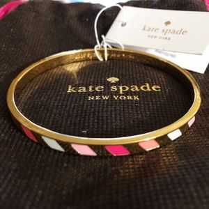 Kate Spade Earn Your Stripes Three Cheers Bangle